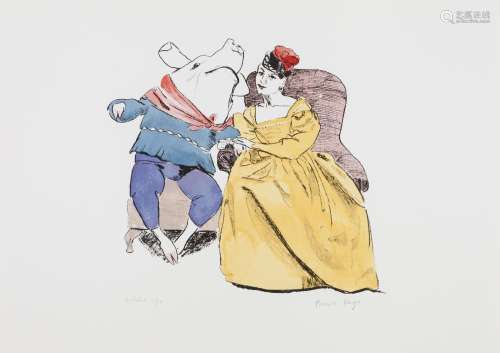 Paula Rego (b. 1935) "Prince pig gets married to the th...