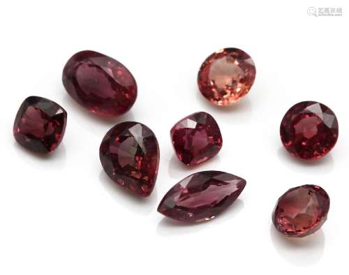 Lot lose Pink-Saphire zus. 7.49 ct