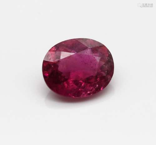 Loser ovalfacett. Rubelith1.93 ct