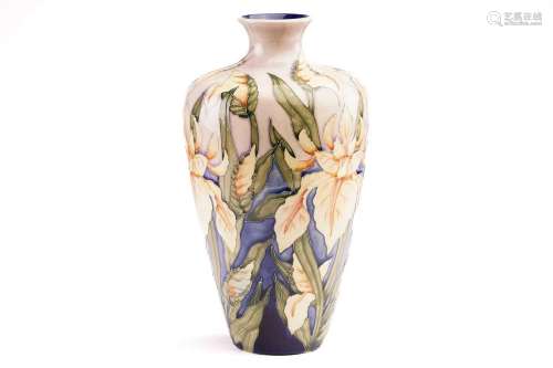 A large Moorcroft `Windrush` pattern vase, designed by Debbi...