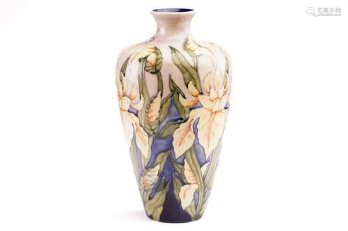 A large Moorcroft `Windrush` pattern vase, designed by Debbi...