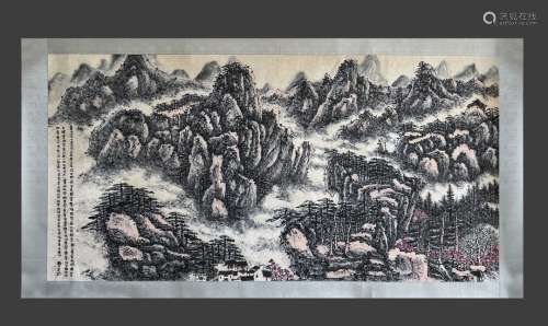 Lai Shaoqi's sleepwalking map of Huangshan Mountain