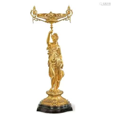 Nineteenth Century Gilt Bronze Figure