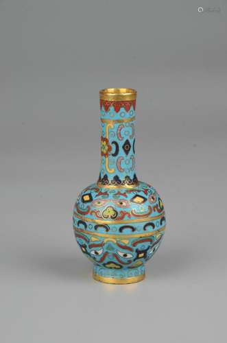 Cloisonne enamel incense bottle