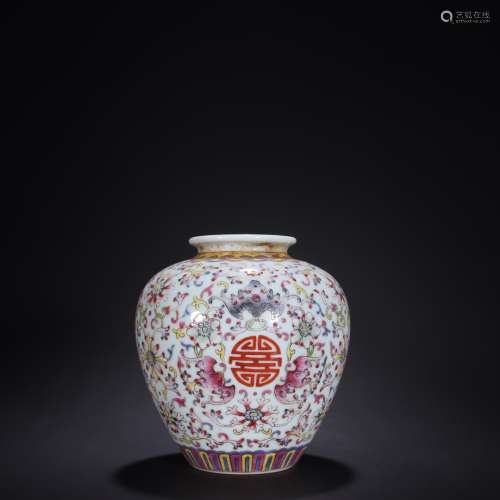 Pastel Fushou Double Full Flower Jar