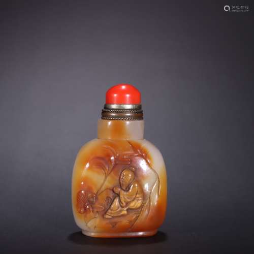 Onyx Character Story Snuff Bottle