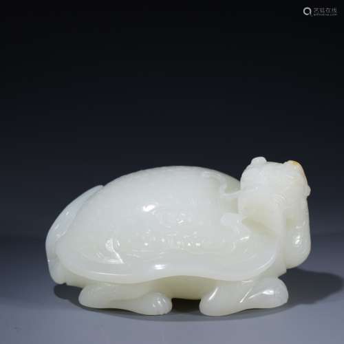 Hetian Jade Dragon Turtle