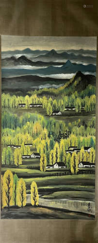 Lin Fengmian's Landscape