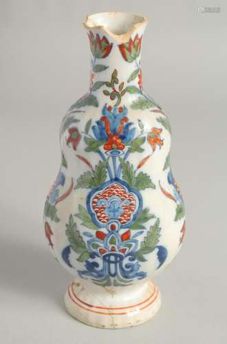 A ROOS ISLAMIC DESIGN POTTERY VASE 9ins.