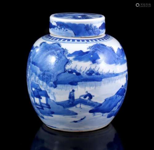 Porcelain ginger jar