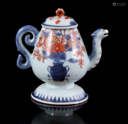 Porcelain Imari teapot