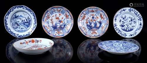 6 porcelain dishes