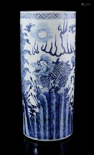 Oriental porcelain vase