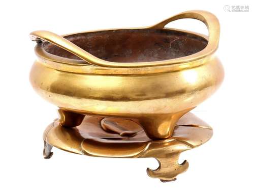 Bronze incense pot