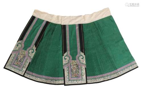 Silk courtesan skirt