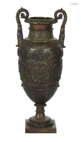 Classic copper vase
