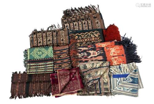 Lot oriental textiles