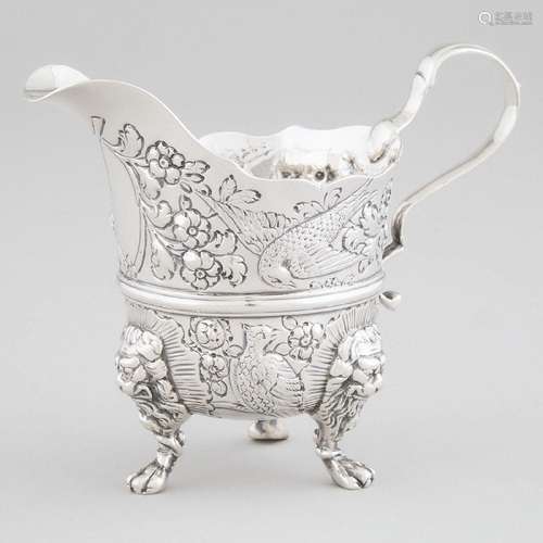 Edwardian Silver Cream Jug, Charles Stuart Harris, London,