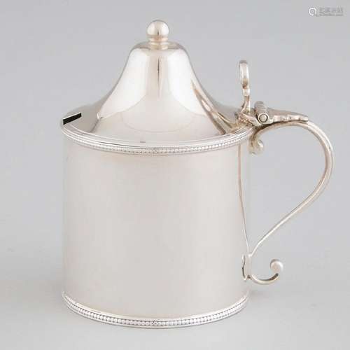 George III Silver Mustard Pot, Hester Bateman, London, 1790