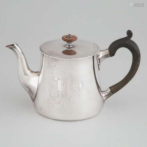 George IV Silver Teapot, Robert Garrard, London, 1827, heig