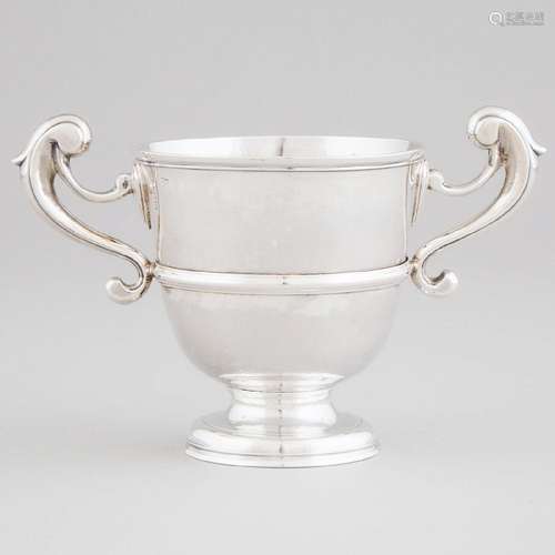 George II Irish Provincial Silver Two-Handled Cup, George H