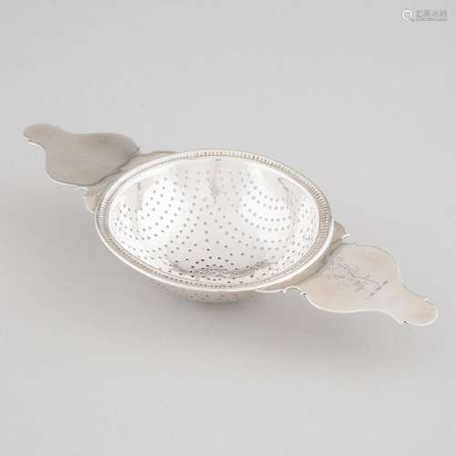 George II Irish Silver Fruit Strainer, John Hamilton, Dubli