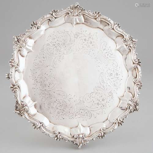 George III Silver Salver, Richard Sibley I, London, 1819, d