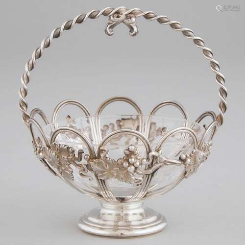 Victorian Silver Small Openwork Sweetmeat Basket, John Bell