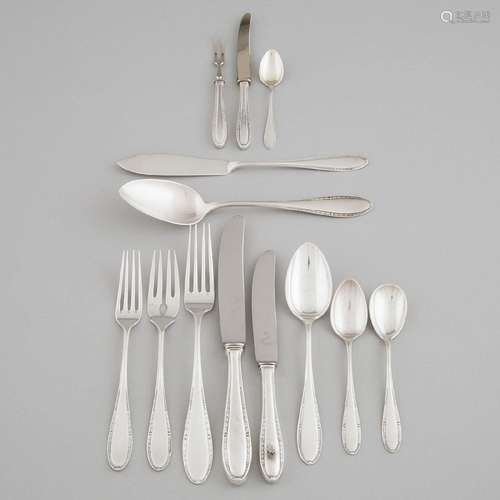 German Silver Flatware Service, 20th century (167 Pieces)