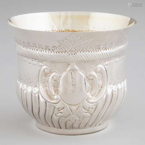 Indian Silver Caudle Cup, 20th century, height 4.1 in — 10.