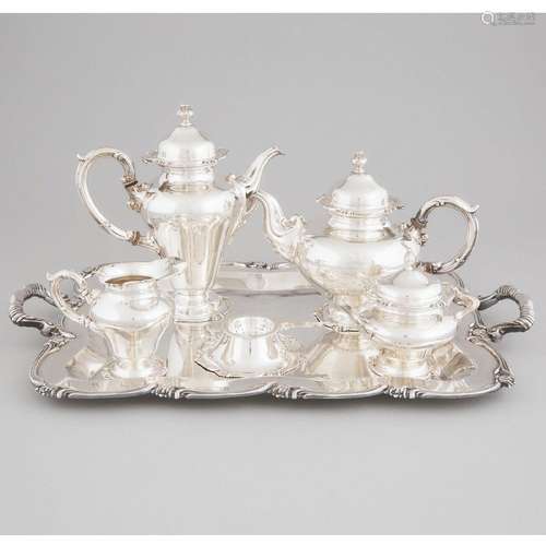 Peruvian Silver Tea and Coffee Service, Camusso, Lima, 20th