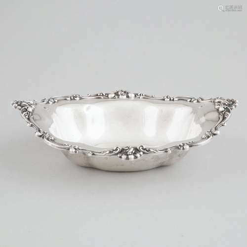 American Silver Oval Dish, Redlich & Co., New York, N.Y....