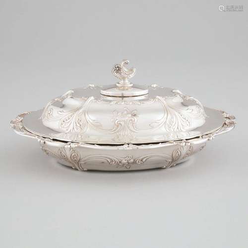 American Silver Oval Entrée Dish and Cover, Gorham Mfg. Co.