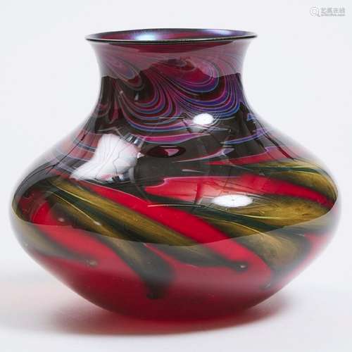 Charles Lotton (American, 1935-2021), Glass Vase, 1984, hei