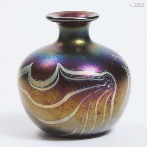 Charles Lotton (American, 1935-2021), 'Cypriot' Glass Vase,