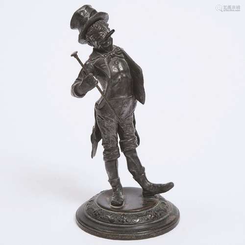 WMF Figural Table Lighter, early 20th century, height 7.9 i