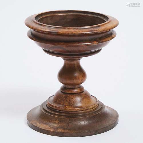 Victorian Turned Rosewood Centre Piece Base, 19th century,