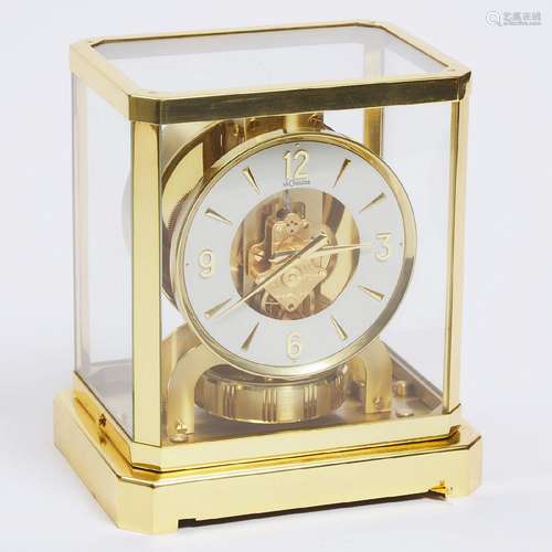 Jaeger LeCoultre 'Atmos' Clock, c.1965, 9.25 x 8.25 x 6.25