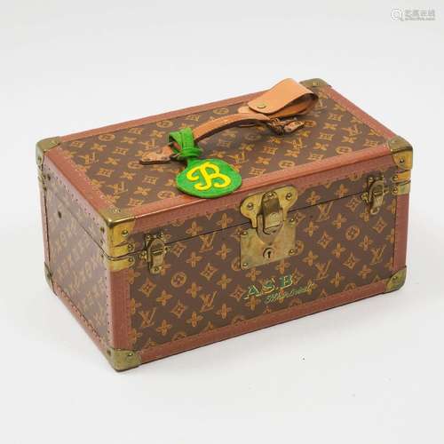 Louis Vuitton Monogram Canvas Hard Sided Cosmetic Case, mid