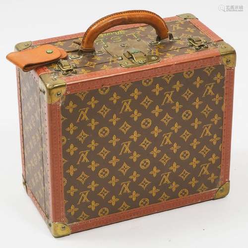 Louis Vuitton Monogram Canvas Hard Sided Travel Case, mid 2