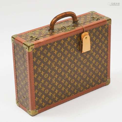 Louis Vuitton 'Bisten 50' Monogram Canvas Hard Sided Suitca