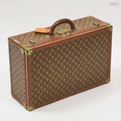 Louis Vuitton 'Alzar 60' Monogram Canvas Hard Sided Suitcas