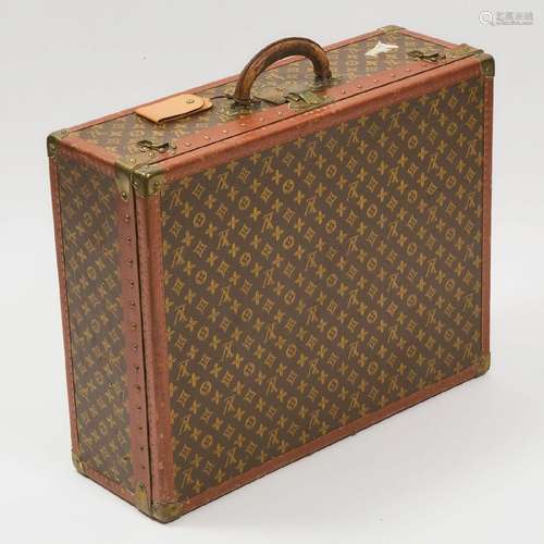 Louis Vuitton 'Alzar 65' Monogram Canvas Hard Sided Suitcas