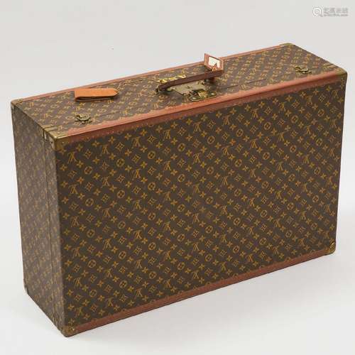 Large Louis Vuitton Monogram Canvas Hard Sided Suitcase, mi