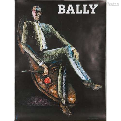 Alain Gauthier (French, 1931-2020), BALLY (MAN), 62 x 47 in