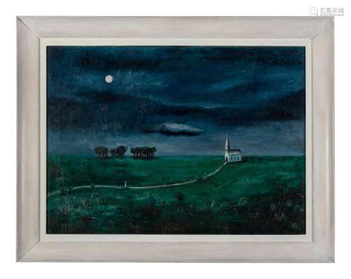 Gertrude Abercrombie (American, 1909-1977) Landscape with Ch...