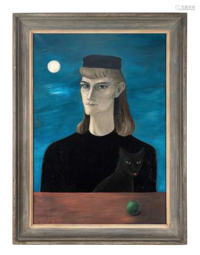 Gertrude Abercrombie (American, 1909-1977) Self and Cat (Pos...