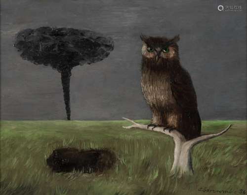Gertrude Abercrombie (American, 1909-1977) Owl and Tornado, ...