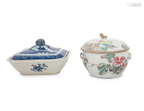 Two Chinese Covered Vessels 19TH CENTURY