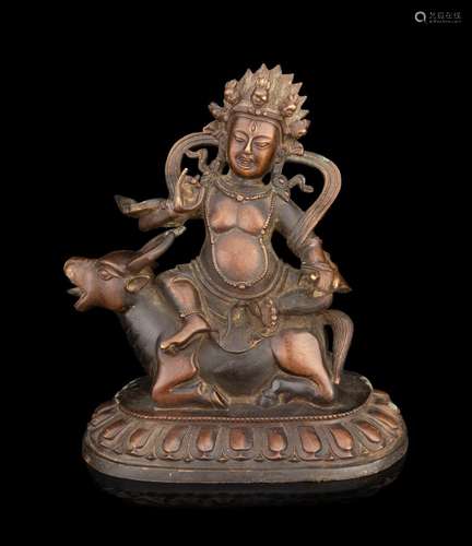 A Sino-Tibetan Copper Alloy Figure of a Bodhisattva